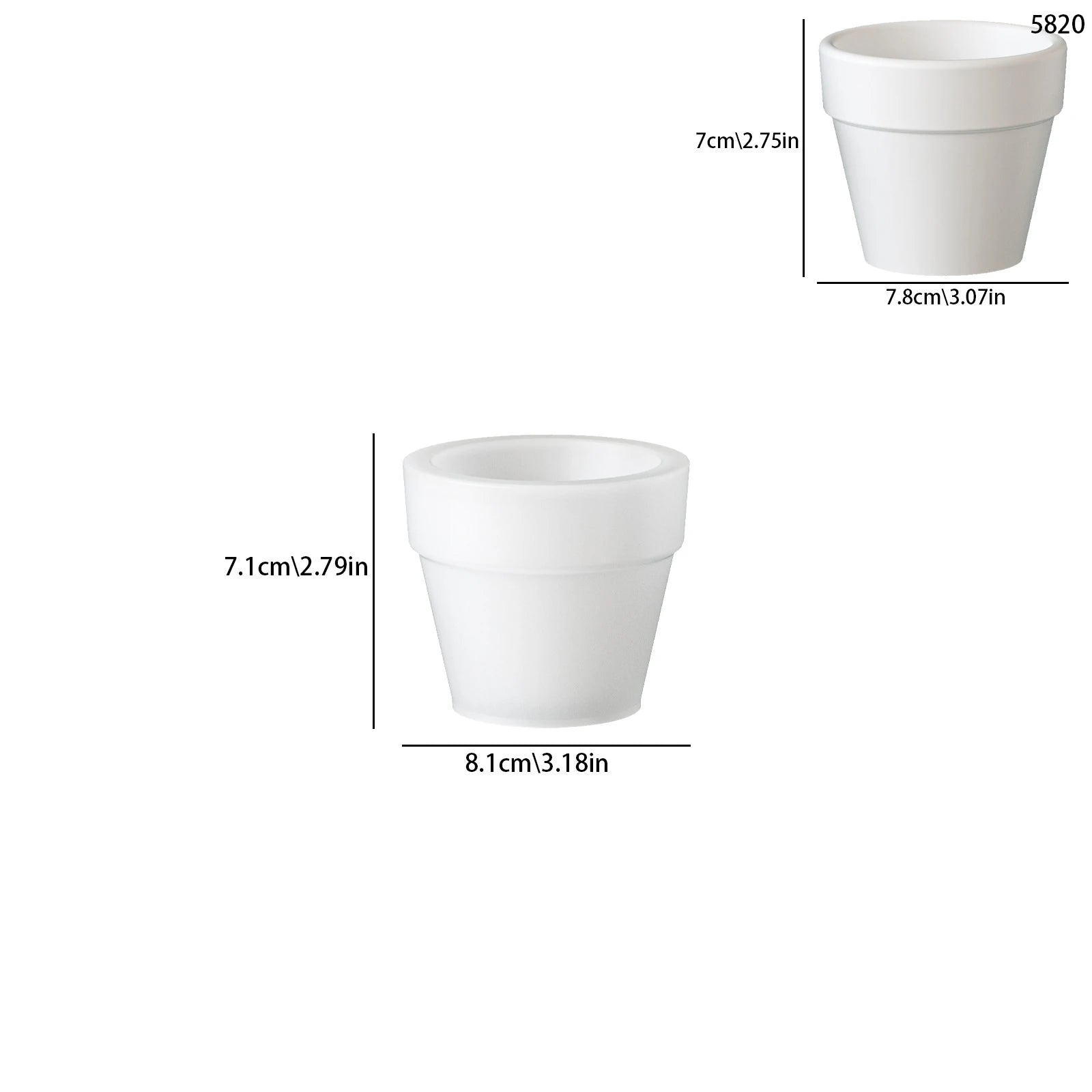 Silicone Planter Mold – DIY Cement & Plaster Flower Pot Mold