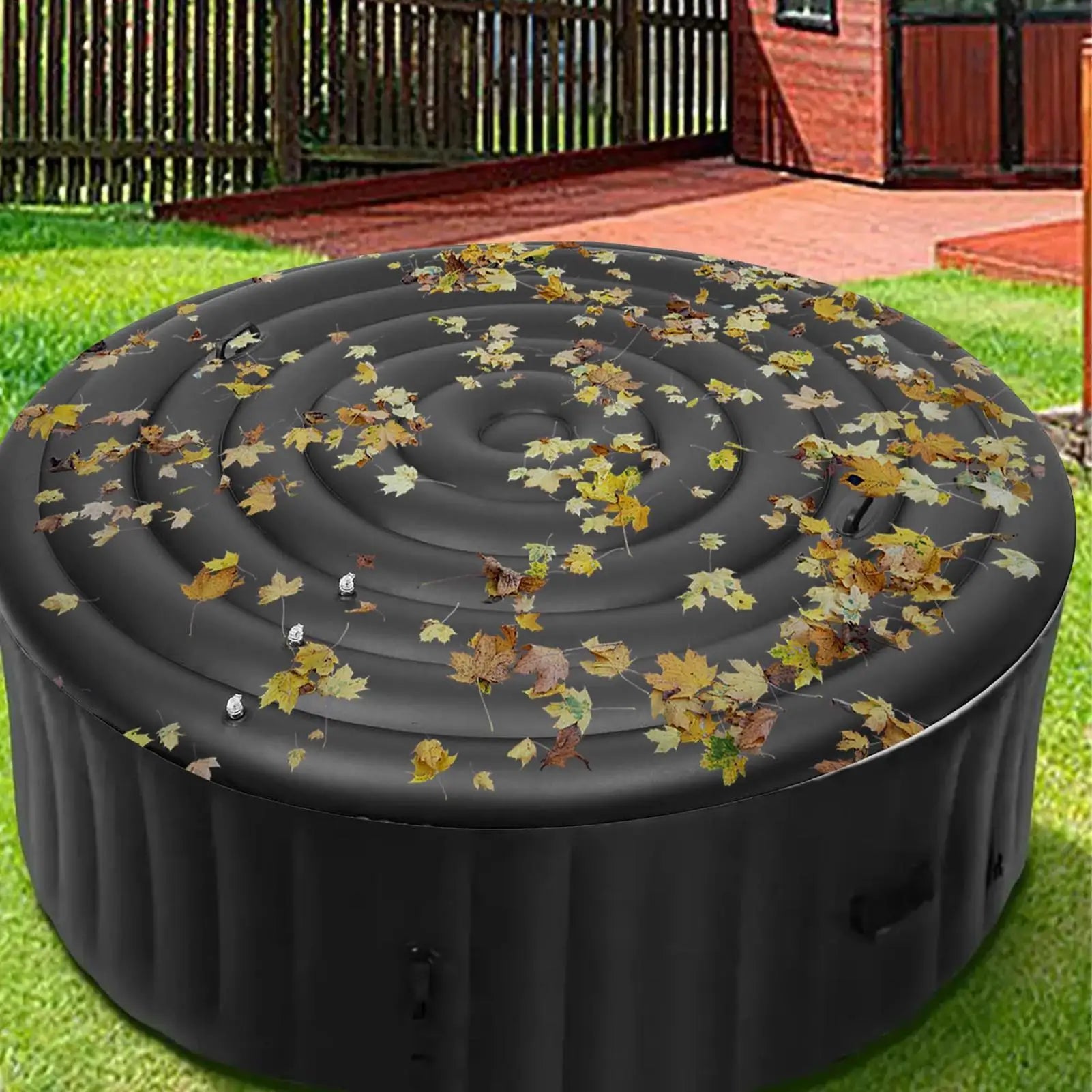 Inflatable Tub Cover 3 Sizes Adjustable Thermal Spa Pool Lid Energy