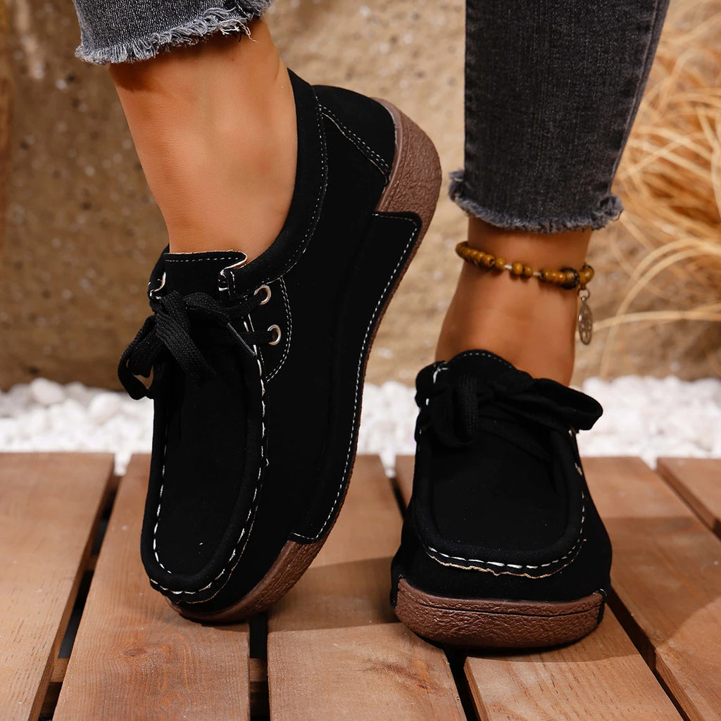 Plus Size Women Loafers Casual Soft Sole Anti-Slip Flat Shoes Women Spring 2025 New Comfortable Sneakers Women Zapatos De Mujer Zpaxo