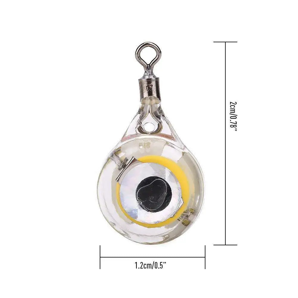 Mini Fishing Lure Light LED Deep Drop Underwater Eye Shape Flasher