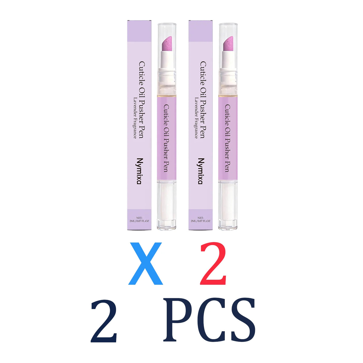 1/2/3/4 Pcs Portable Cuticle Care Pen Mild Nail Nourishing Lavender Scented Long Lasting Moisturization Hand Care Product 2ml Zpaxo 2 Pcs
