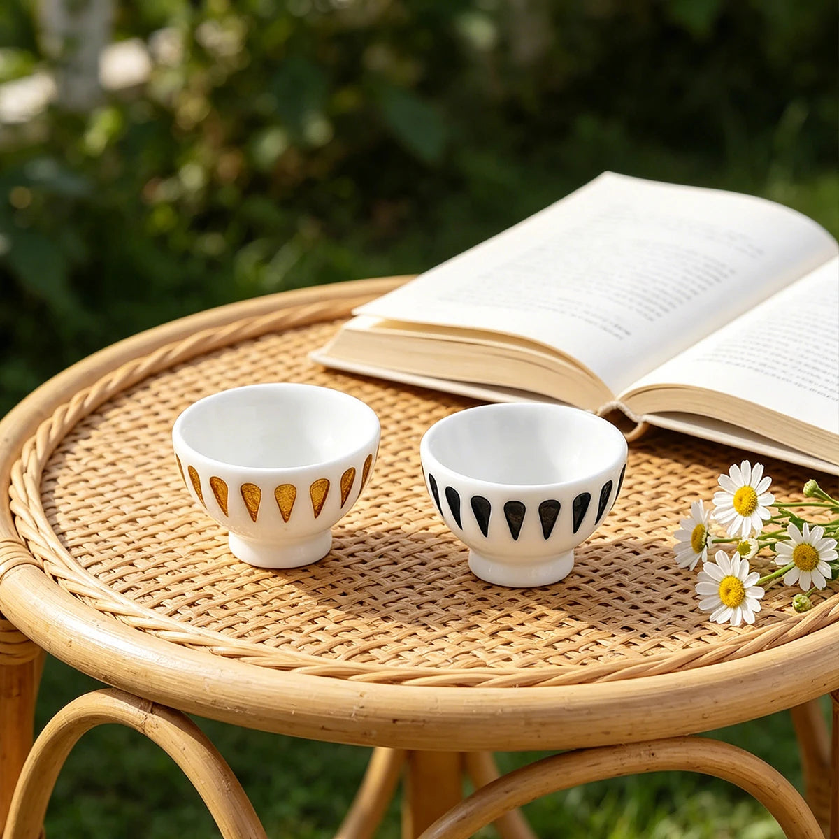 Hand-Painted Miniature Resin Bowls – Dollhouse Kitchen Props