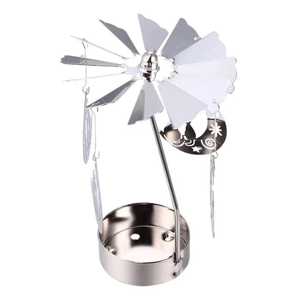 Chic Rotating Stand Adorable Cat Moon Charm Romantic Metal Holder