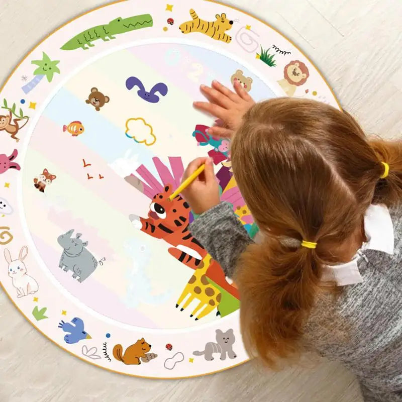 Water Paint Mat Creative Kids Drawing Funny Doodle Toy Lightweight Zpaxo United States