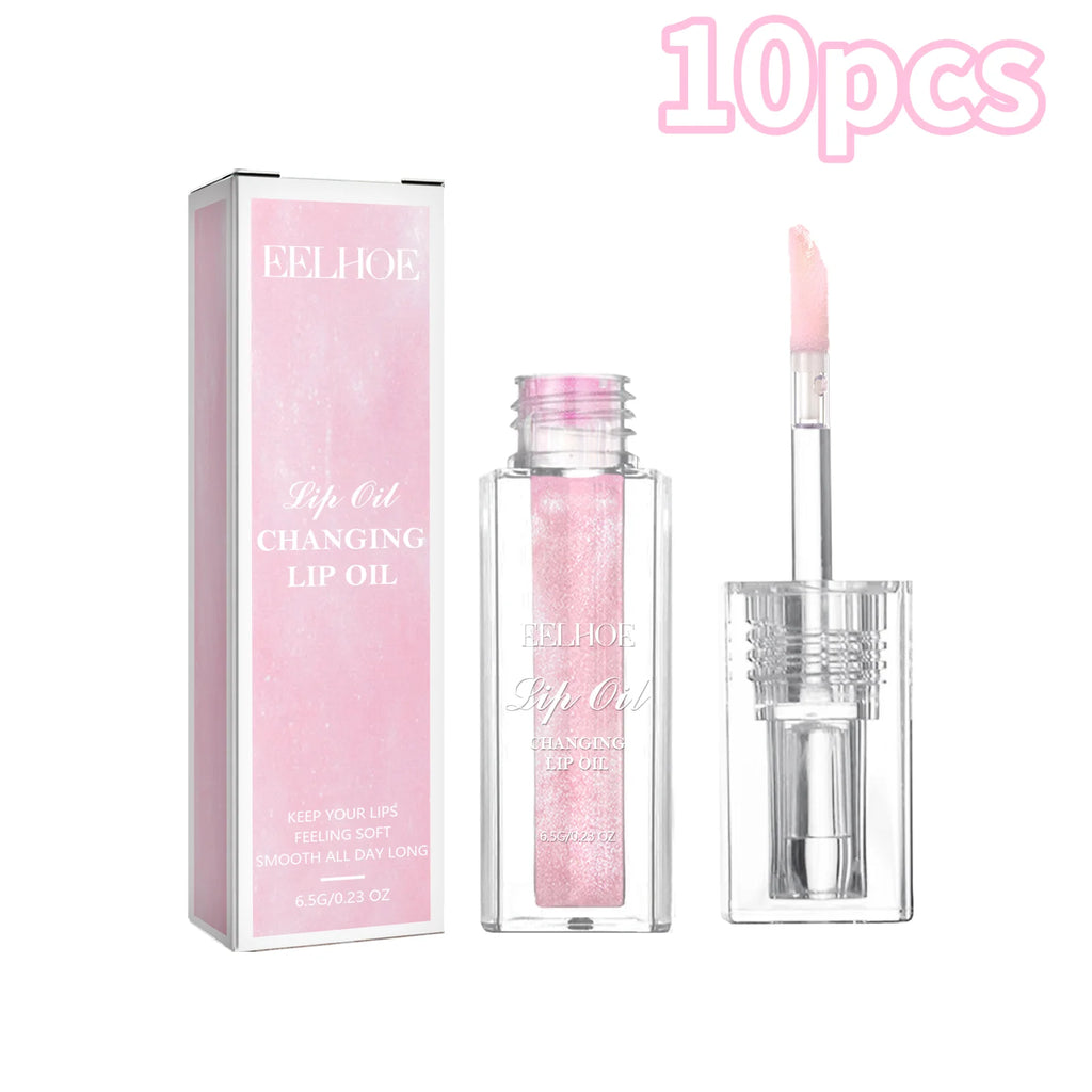 Eelhoe Color Changing Lip Oil – Moisturizes & Smooths Lips Color Changing Lip Oil Zpaxo 10pcs