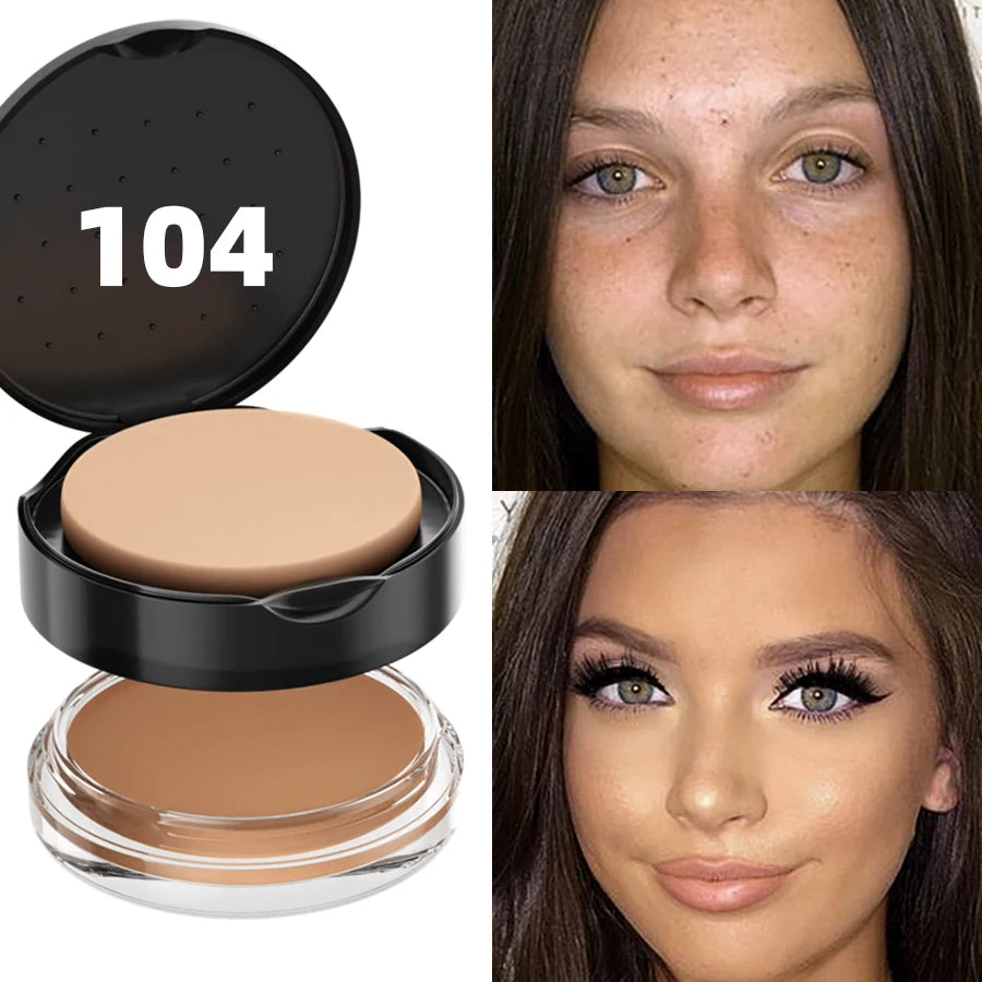 9-Color Coverage Foundation Concealer Cover Anti Dark Circle Freckle Zpaxo 104