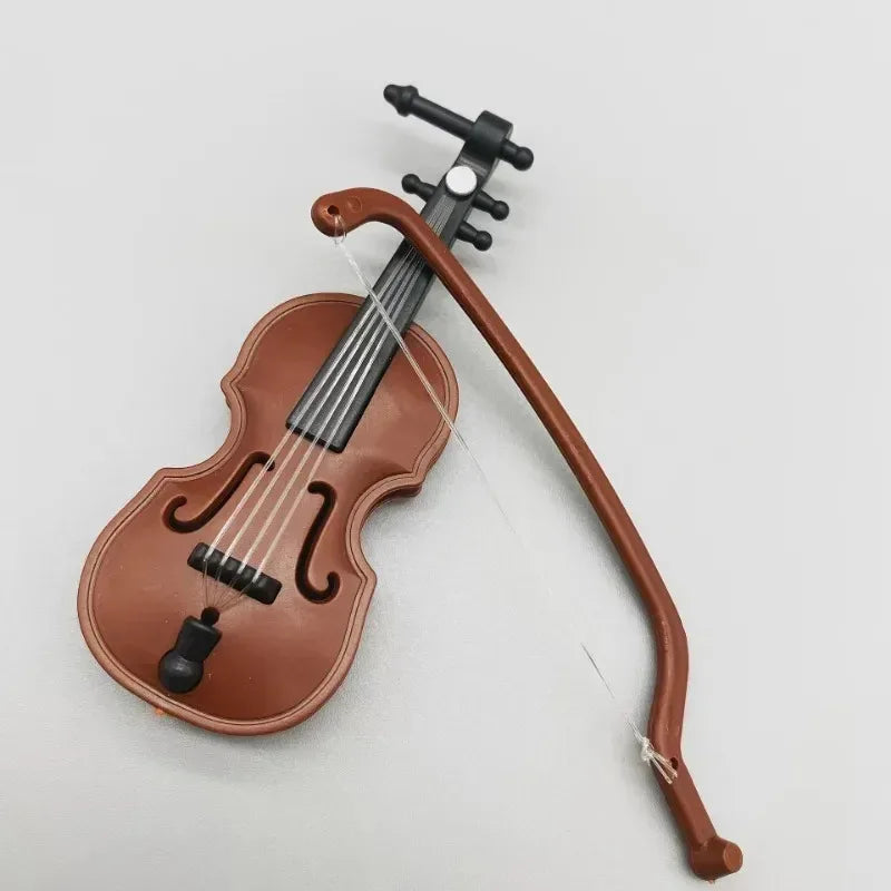 Mini Violin Ornament Musical Instrument Decoration Micro Landscape