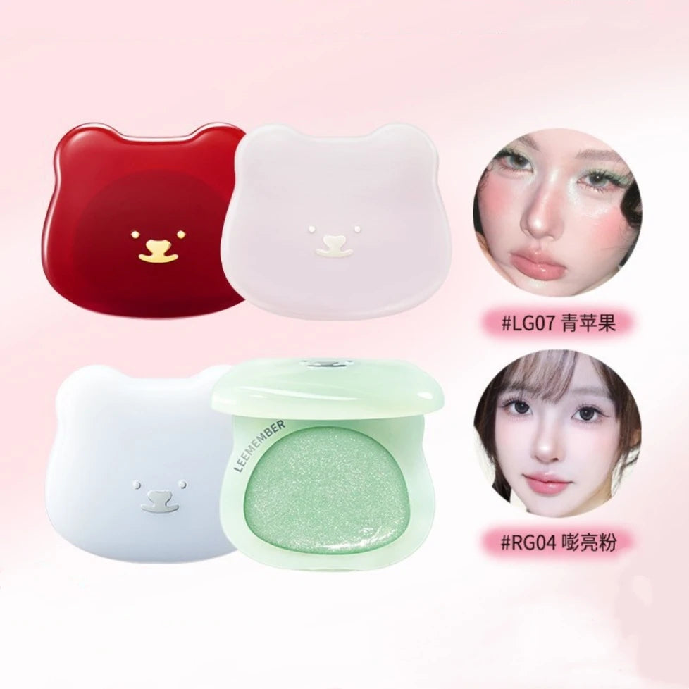 LEEMEMBER Blush Cream Multi Use Glow Stick Transparent Highlighter Zpaxo