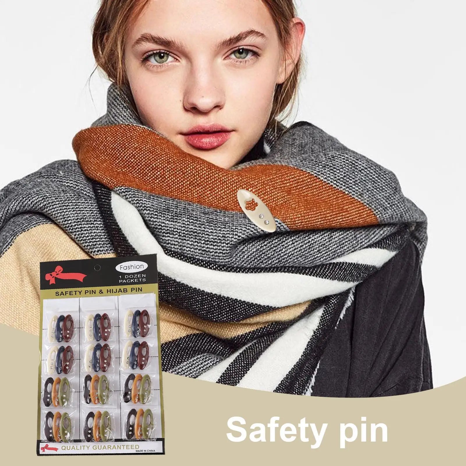 Safe Quilting Pins Stylish Hollowed Multipurpose Accessories Decorative Safety Pins For Family Friends Colleagues Sewing Zpaxo