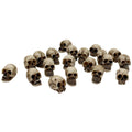 Resin Cute Skull Fisher Sculpture Halloween Decor Mini Figurines