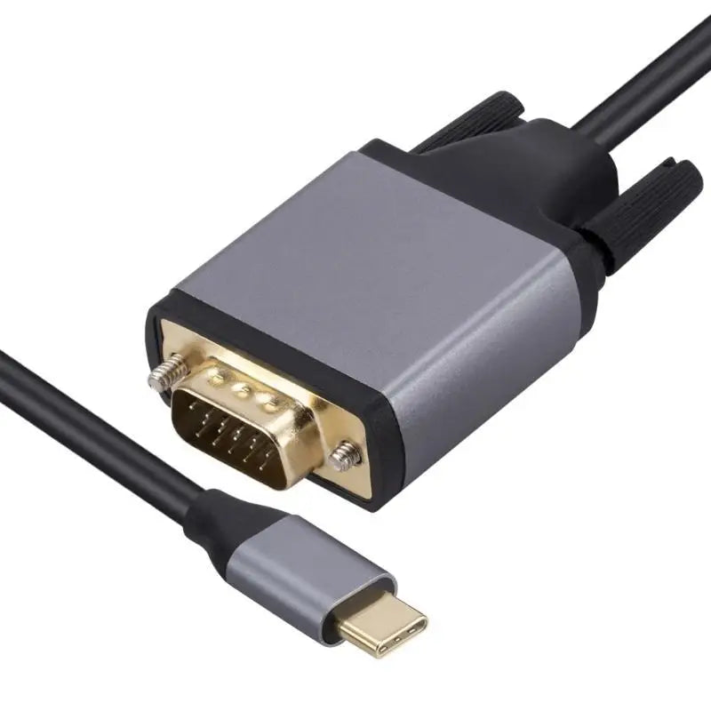 652F USB C to VGA Cable 5.91ft Type C to VGA Converter for Home and Office Use Zpaxo