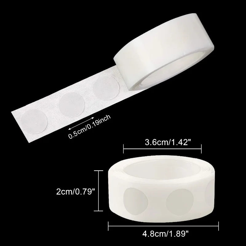 Balloon Glue Dot Adhesive Point Tape Double Sided Clear Sticky