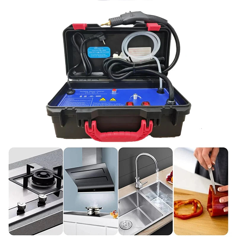 High Pressure Steam Cleaner for Home Handheld Cleaning Machine for Kitchen Air Conditioner Portable Steamer Cleaner for Car Auto Zpaxo