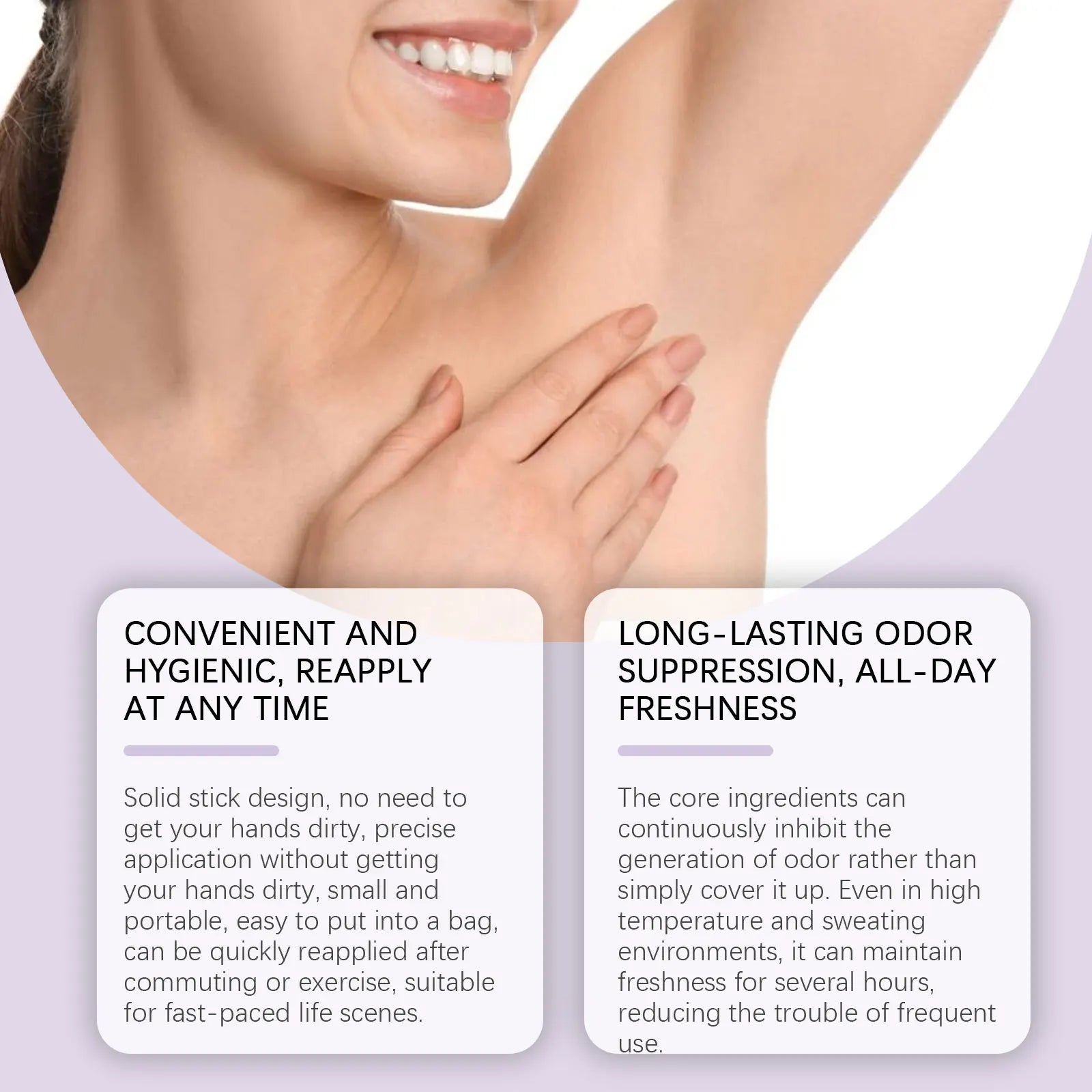Natural Deodorant Stick for Sensitive Skin & Underarm Care Odor Control Long Lasting Portable Holiday Gift Set Freshness All Day Zpaxo