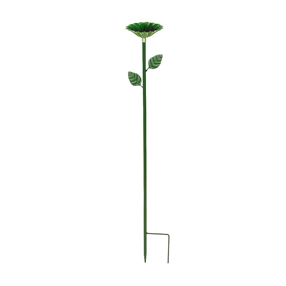 Bee Watering Station Flower Shape Metal Water Feeder Multi-function