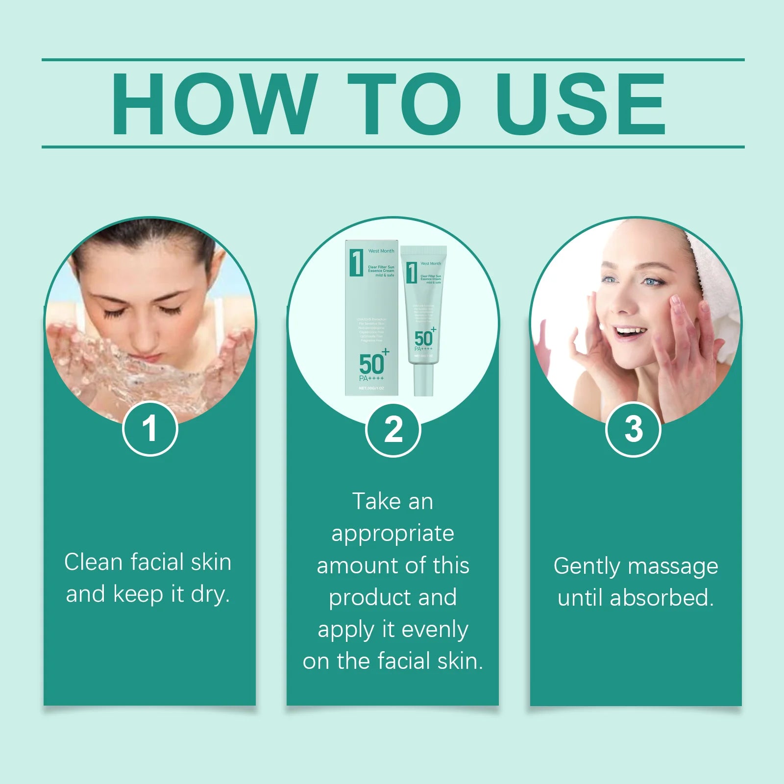 Anti Sun Cream SPF50 UV Defense Broad Spectrum Sunlight Protection Reduce Redness Hydrating Waterproof Prevent Sunburn Sunscreen Zpaxo