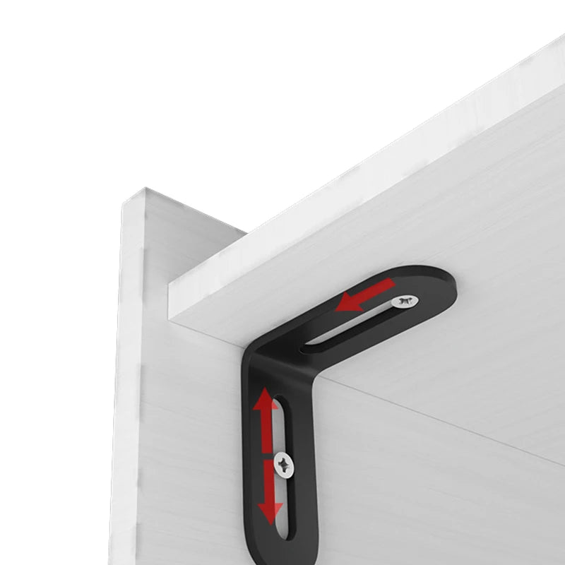 L-shaped Shelf Bracket Connector Stainless Steel Adjustable Angle