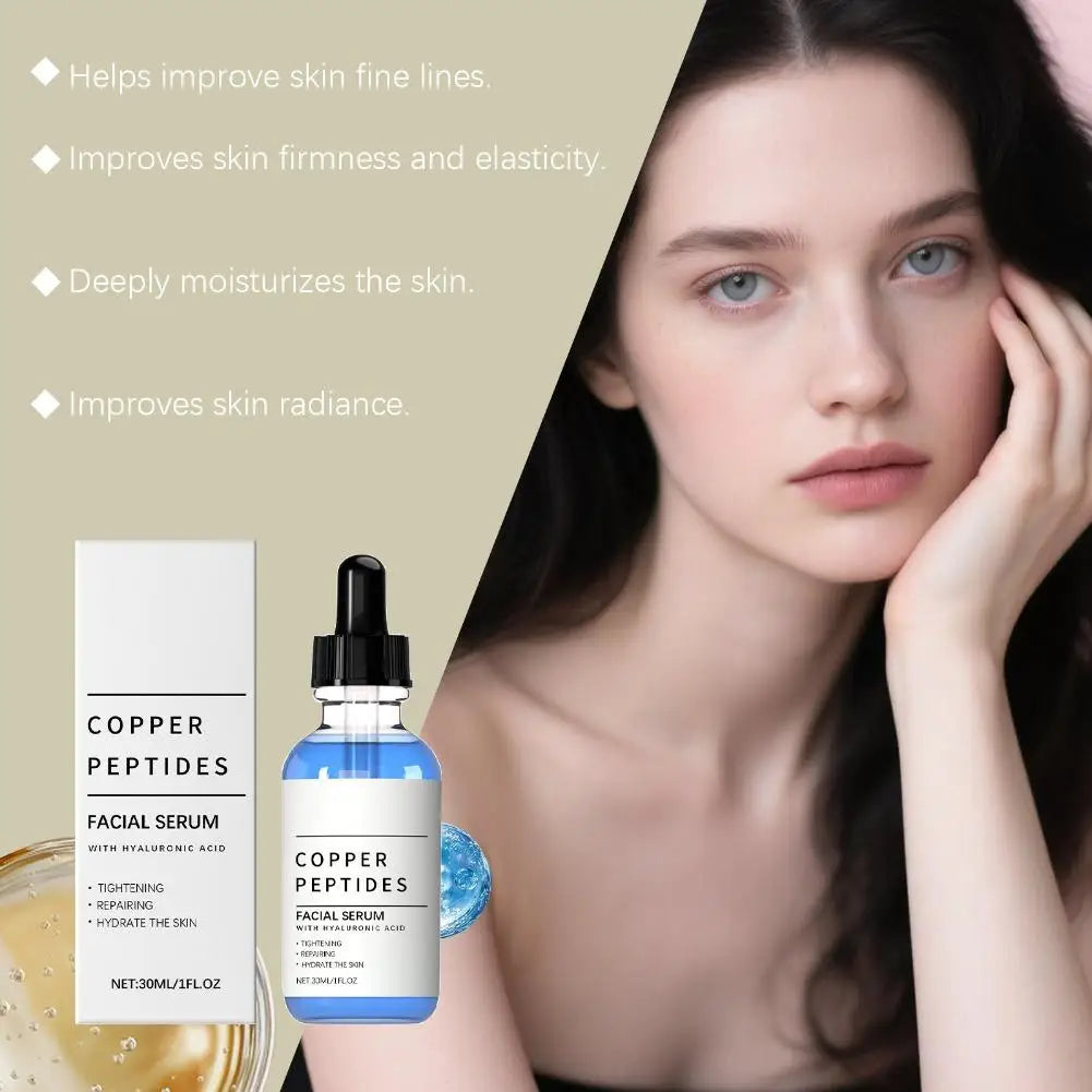 Copper Peptide Serum – Anti-Wrinkle, Hydrating & Skin Repair Face Serum Zpaxo