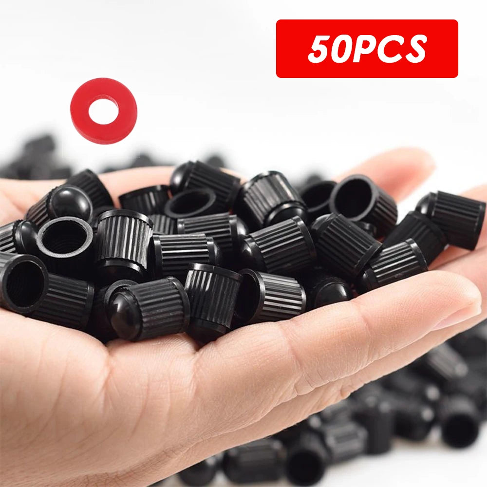 Plastic Tire Valve Stem Dust Caps – Car, Bike & Motorcycle