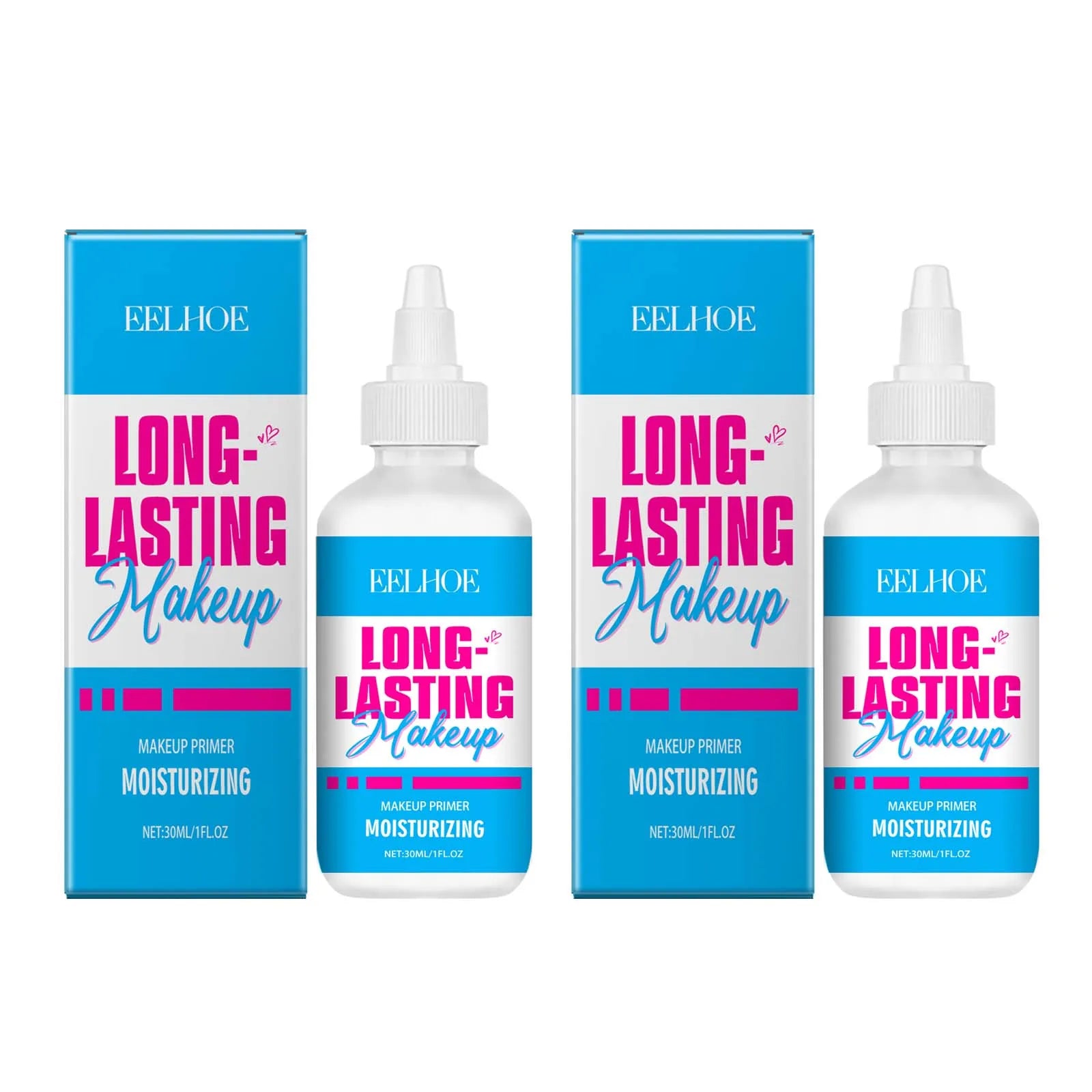 Moisturizing Makeup Primer Deep Hydrating Improve Dry Skin Natural Concealer Base Makeup Lasting Moisturizing Face Primer Cream Zpaxo 2Pcs 30ml
