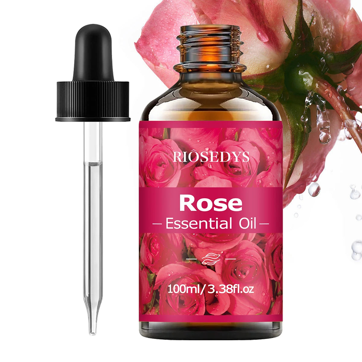 ROSE ESSENTIAL OIL is a moisturizing and nourishing massage oil suitable for skincare, fragrance, massage, and all skin types. Zpaxo 100ml ROSE Other