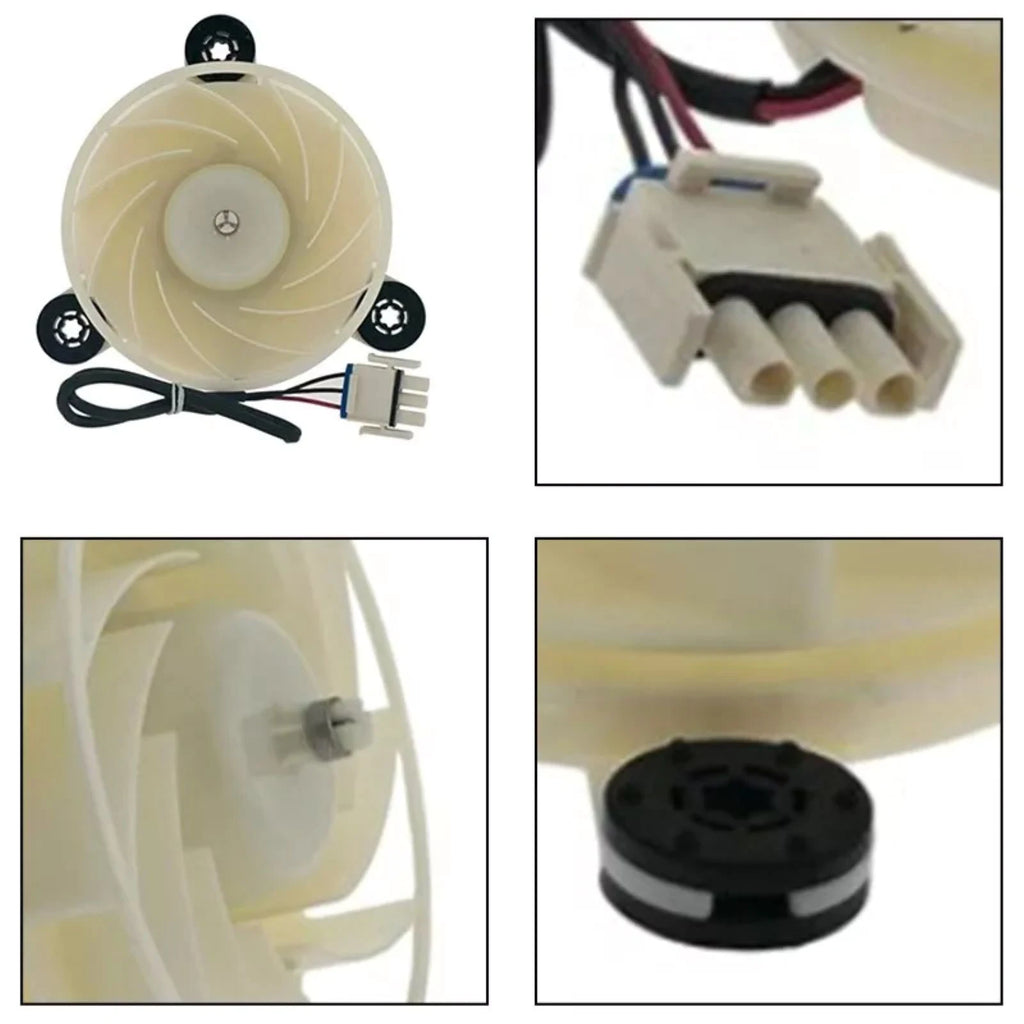 WR60X35365 Refrigerator Freezer Evaporator Fan Motor DC 12V