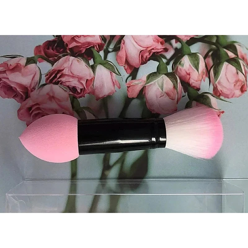 Double-end Blusher Brush Rose Red Professional Makeup Blush Cream