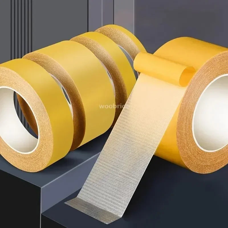 Super Thin Strong Fixation Double Sided Adhesive Tape Heavy Duty Translucent Mesh Waterproof Traceless Powerful Grid Carpet Tape Zpaxo