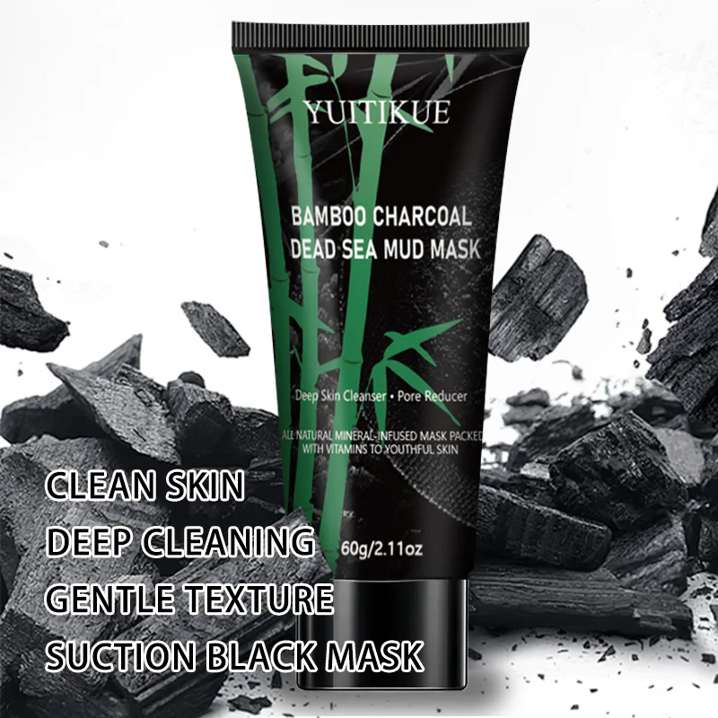 Bamboo Charcoal Dead Sea Mud Mask – Deep Cleansing 60g Peel-Off Face Mask Zpaxo