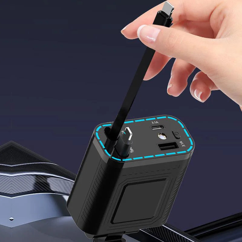 1 Retractable Car Charger Mobile Phone USB PD C Cable Iphone Fast Zpaxo Starry Sky version