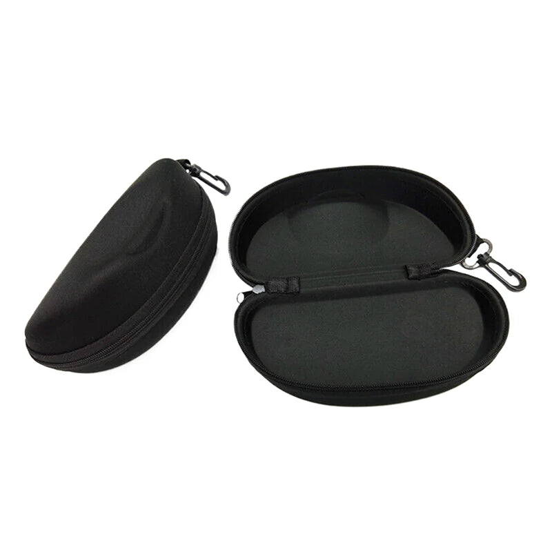 EVA Zipper Sunglasses Case with Hook – Shockproof Eyewear Pouch