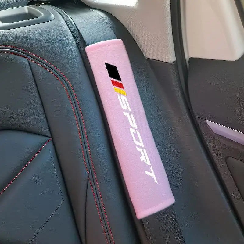 CM1 Soft Comfortable Car Seat Belt Cushions Personalized Fashionable Zpaxo Pink
