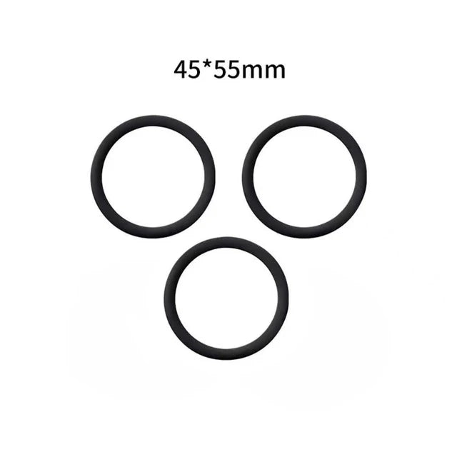 Universal Magnetic Metal Plate Ring Magsafe Wireless Charger Iron Zpaxo 3PCS Black