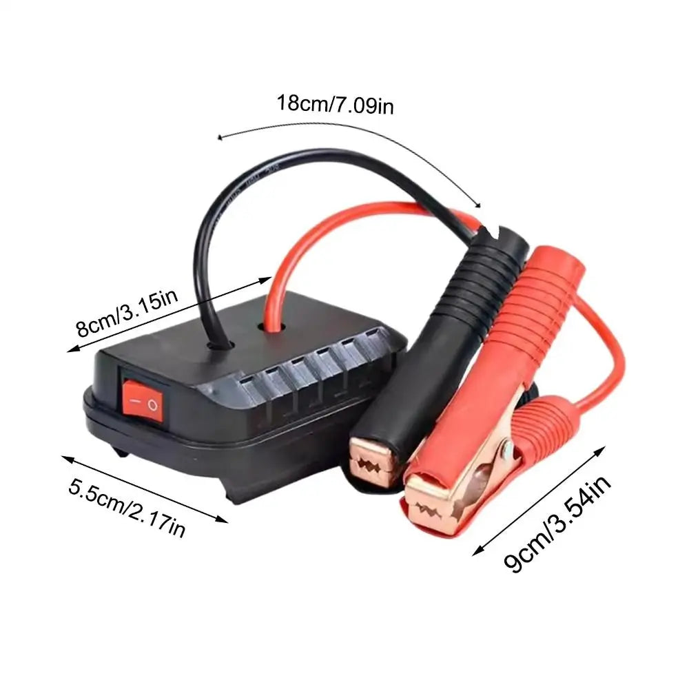 Fast Charging Lithitum Battery Converter Mini Stable Type-C Battery Holder Durable Safety Upgraded USB Charger Adapter USB Port Zpaxo