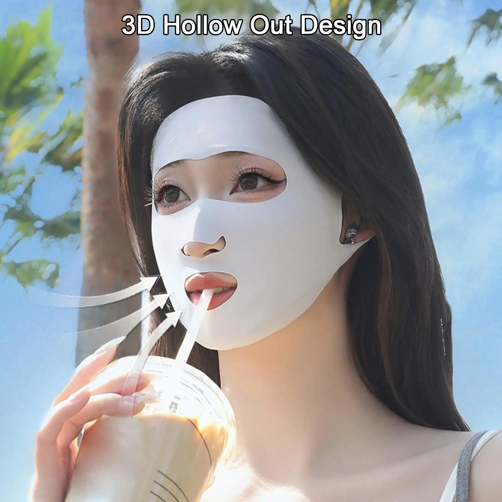 Full-Face UV Sun Protection Mask – Breathable Ice Silk UV Sun Face Mask Zpaxo