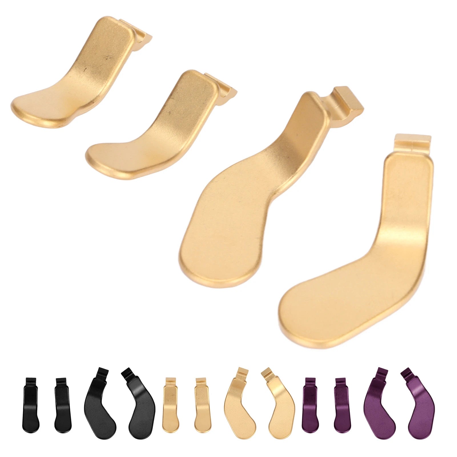 4PCS Controller Paddles Stainless Steel Replacement Controller Parts for Xbox One Elite Controller Series 2 Model 1797 Zpaxo
