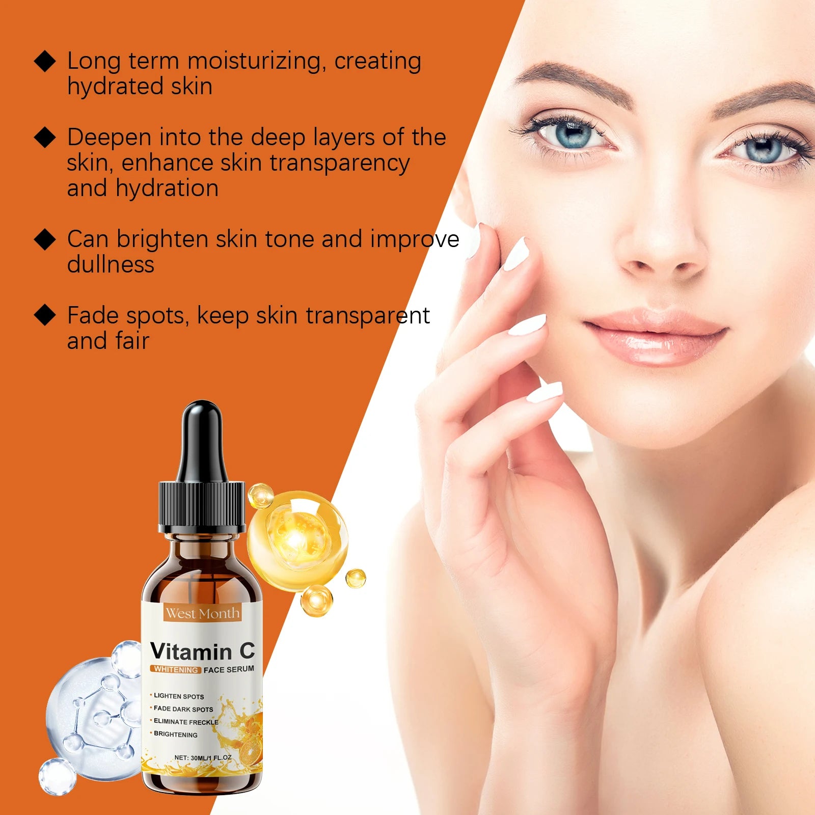 Vitamin C Serum – Dark Spot Remover & Brightening Facial Essence Brightening Face Serum Zpaxo