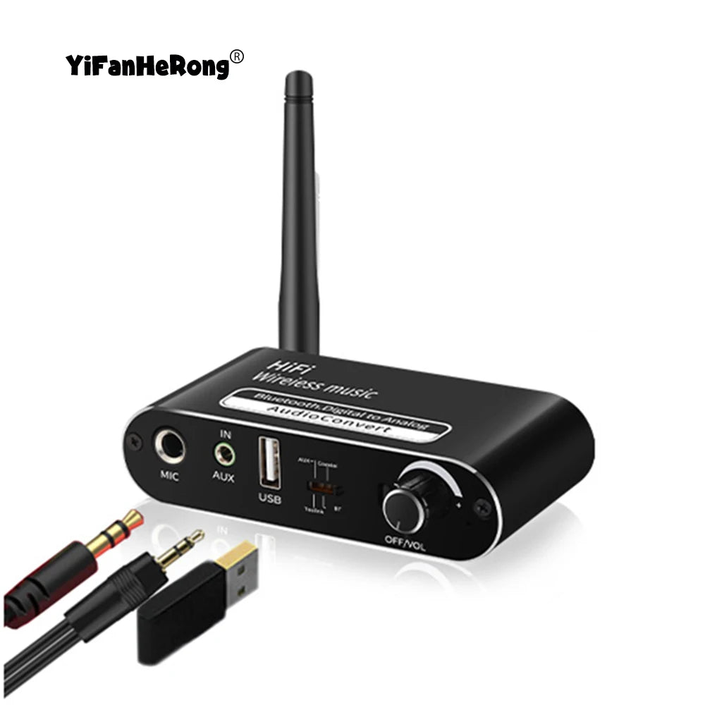 Bluetooth-compatible 5 1 Receiver Hifi Wireless Music Professional Zpaxo Default Title