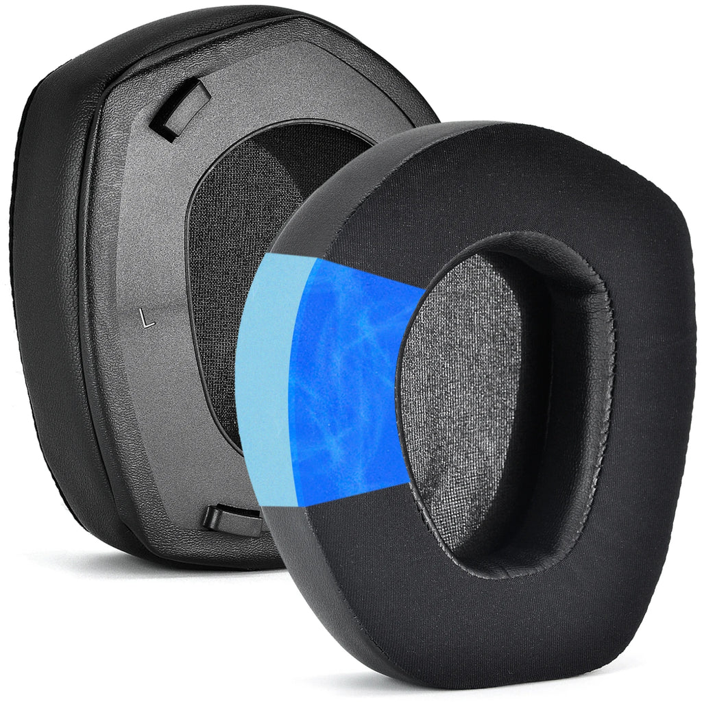 1 Pair Replacement Ice Feeling Memory Sponge Earpads Cushion Covers