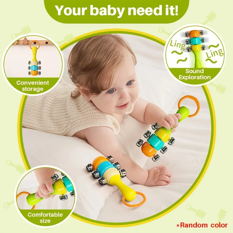 Hand-cranked Bell Games Children Made ABS Material Designed Enhance