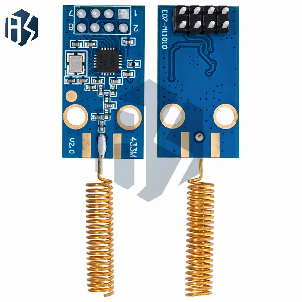 CC1101 Programmable RF Transceiver Module (433MHz with OOK/ASK/MSK Modulation - Long-Distance Wireless Control Board Zpaxo