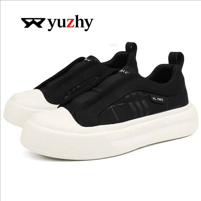 Men's Casual Sneakers Luxury Trainer Shoes Breathable Race Running