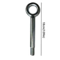 Tow Hook Metal Construction Trailer Heavy Duty Design Towing Eye Bolt Zpaxo 18cm-7.09in