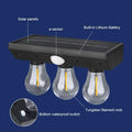 Solar Tungsten Lights Human Induction Courtyard Wall Lamp Lighting Zpaxo 3 head