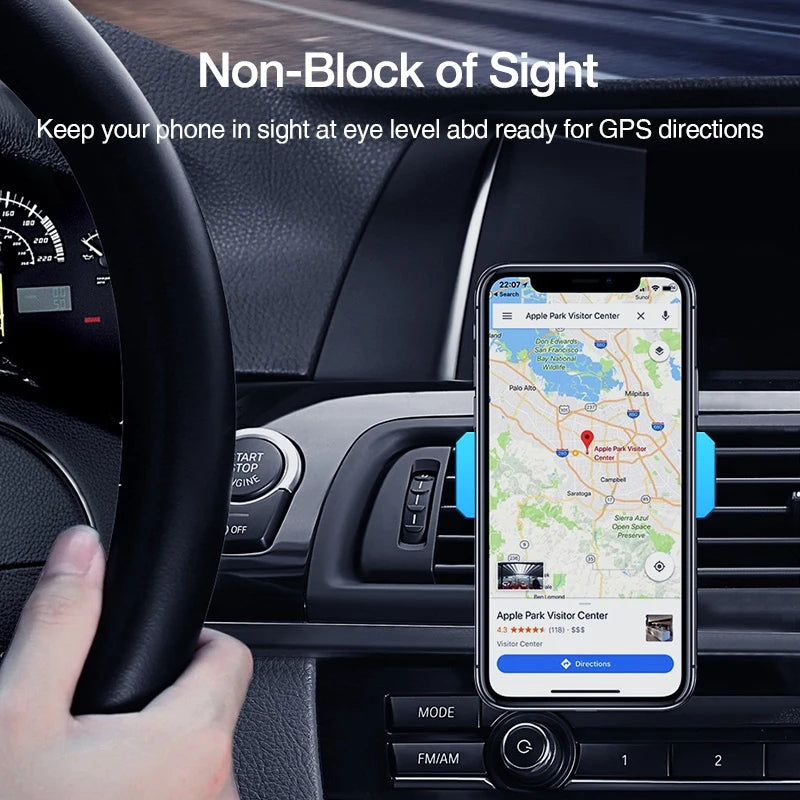 Car Vent Mount Holder Universal for Cell Phone in Car Mobile Phone Holder Stand Navigation Conditioning Outlet Mini Phone Holder Zpaxo