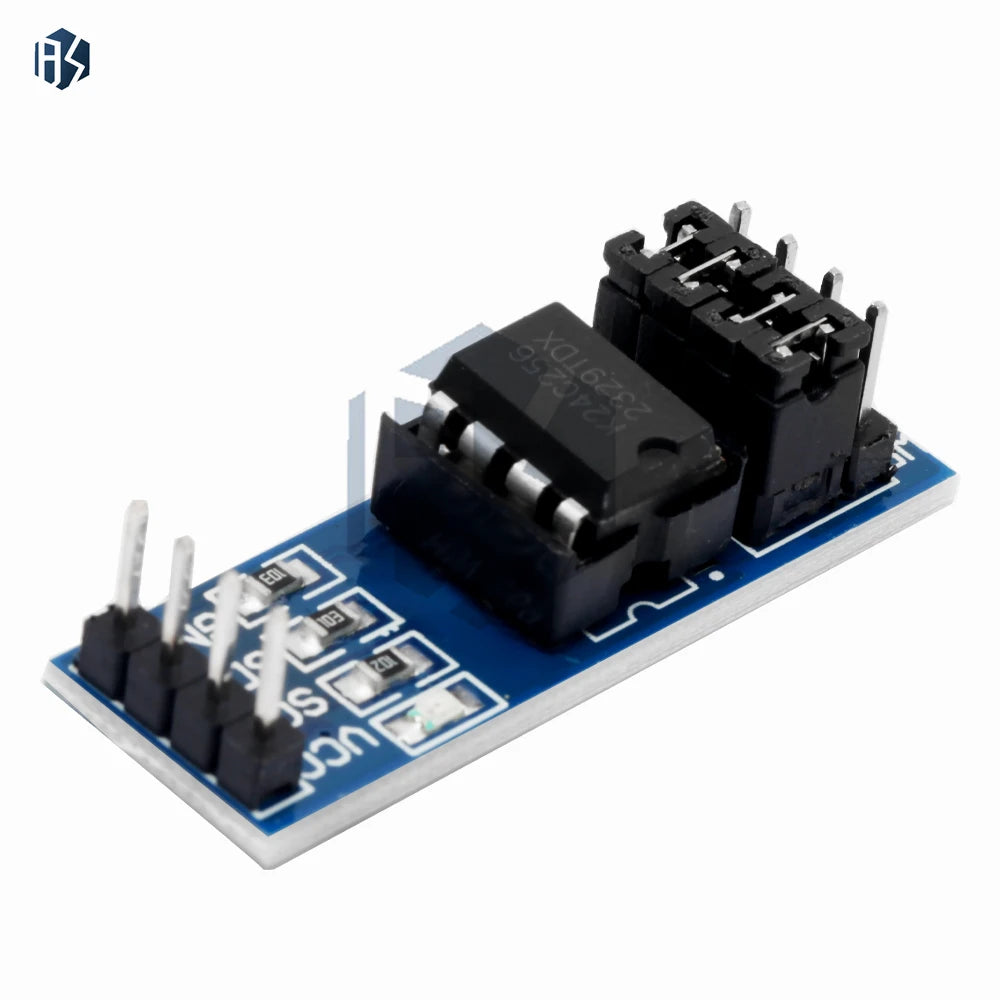 ‌AT24C256 I2C EEPROM Memory Module (256Kbit, 1.8-5.5V) with SOP-8 Package & Address Pins I2C Interface Storage Board for Ardui Zpaxo