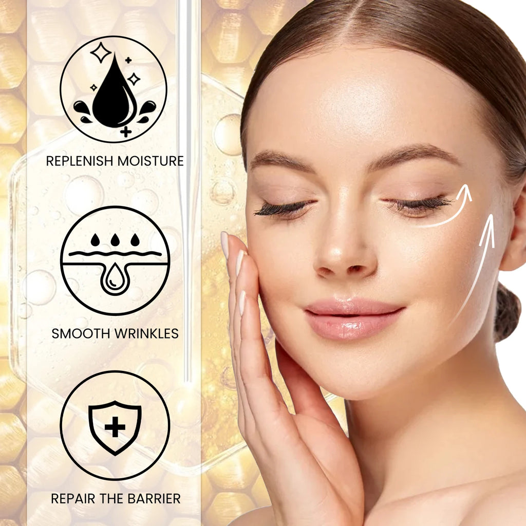 Anti Aging Face Serum with Bee Venom and Panthenol Firming Wrinkle Reducing Hydrating Essence for Youthful Glow Skin Care 15ml Zpaxo