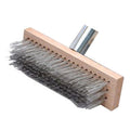 Deck Scrub Brush Heavy Duty Rough Floor Stainless Steel Wire Cleaning