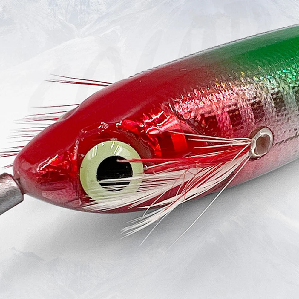 Luminous Fishing Bait Horizontal Bionic Shrimp Baits Wood Cuttlefish