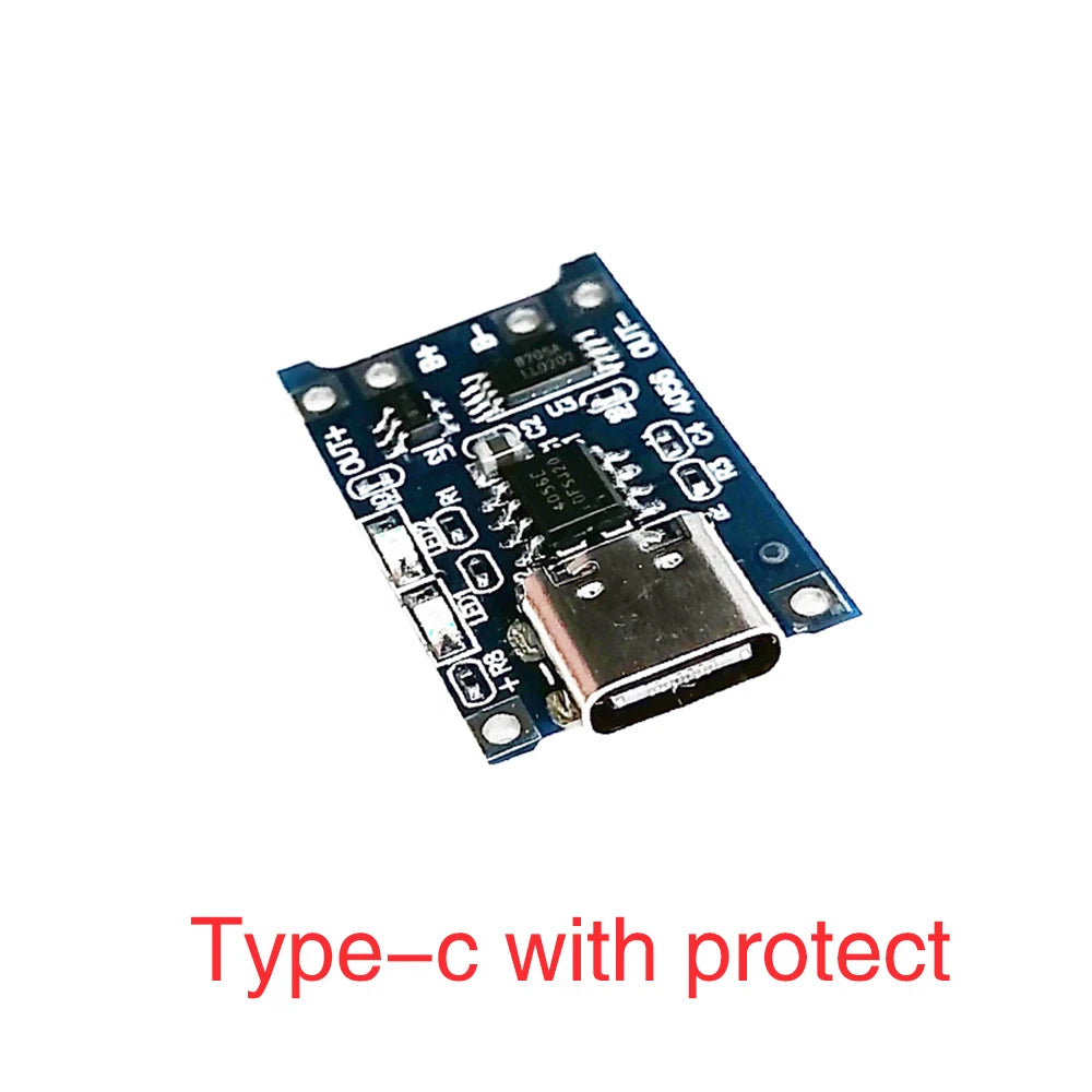 5V 1A 18650 TP4056 Lithium Battery Charger Module Type-c Micro Mini